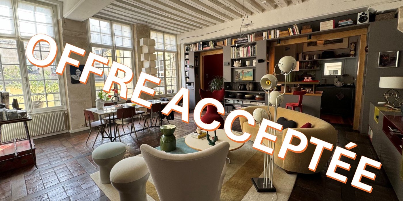 PARIS 4ème - 79 m² - Viager occupé - Femme 80 ans
