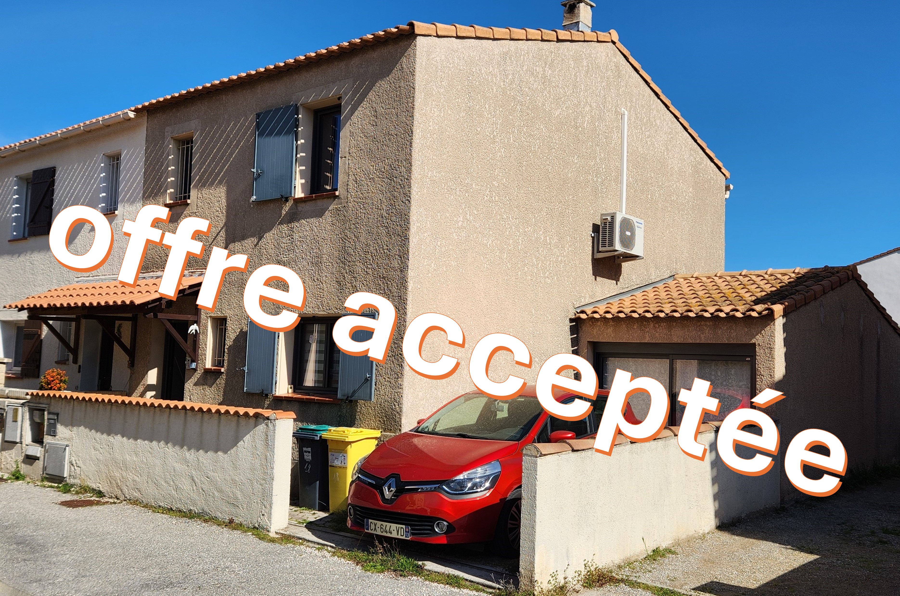 Marignane maison de 90m² occupé sans rente femme 64 ans